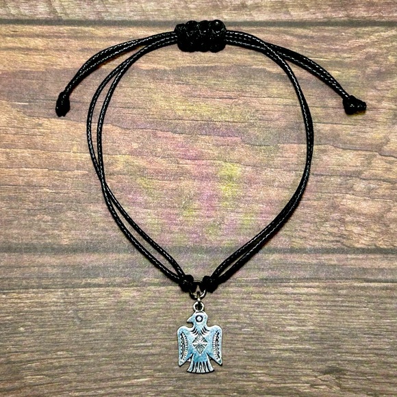 Handmade Adjustable Eagle Charm Bracelet! - Picture 2 of 4